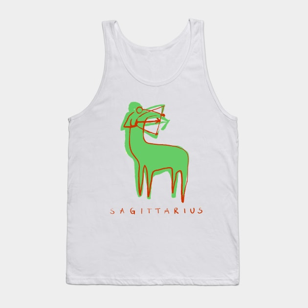 Sagittarius The Big Traveller Tank Top by 3ET3